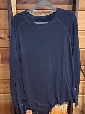 BOODY Navy Long Sleeve Crew Tee